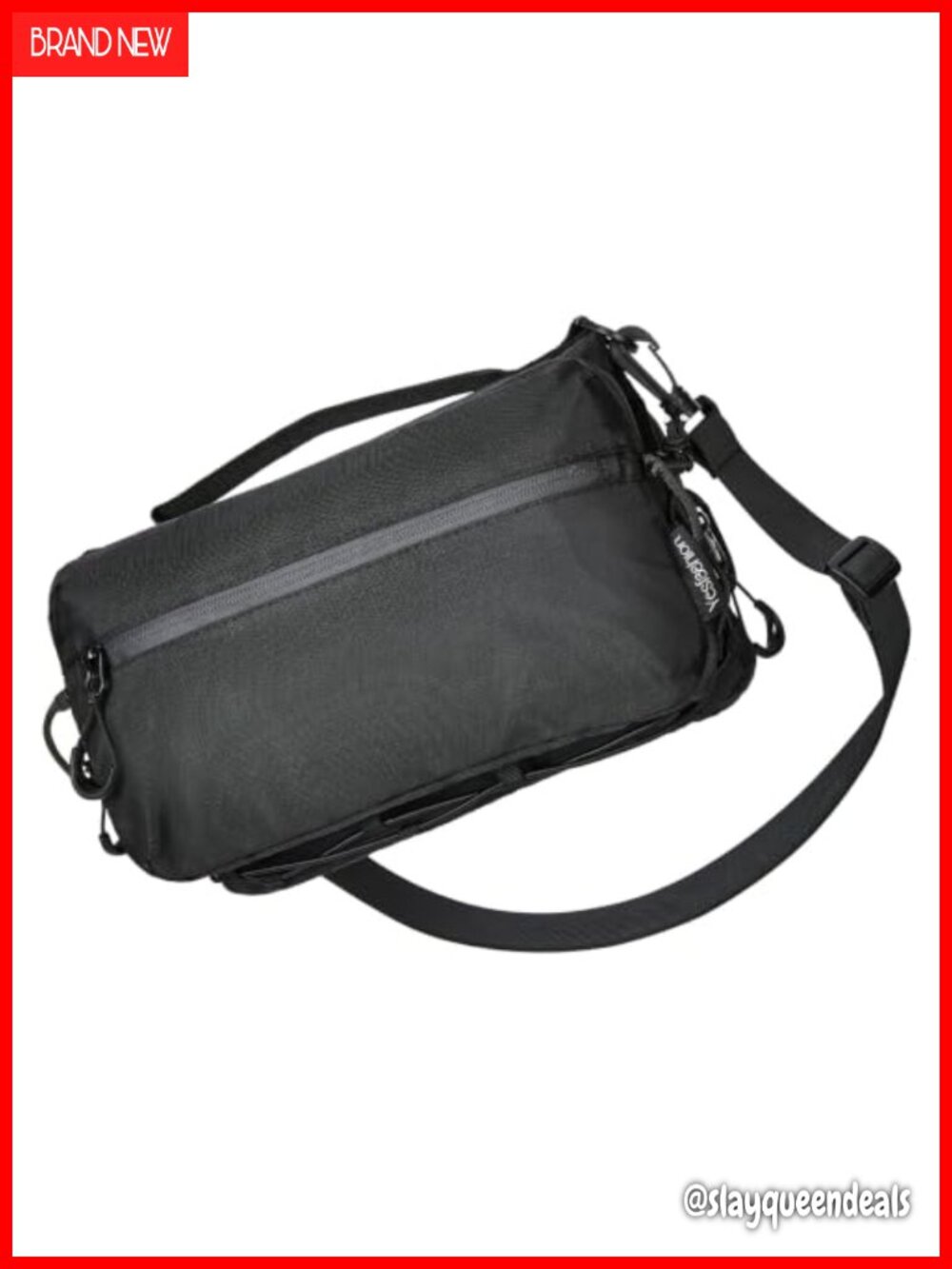 Crossbody Sling Bag Water Resistant RFID Blocking Expandable Water Bottle
